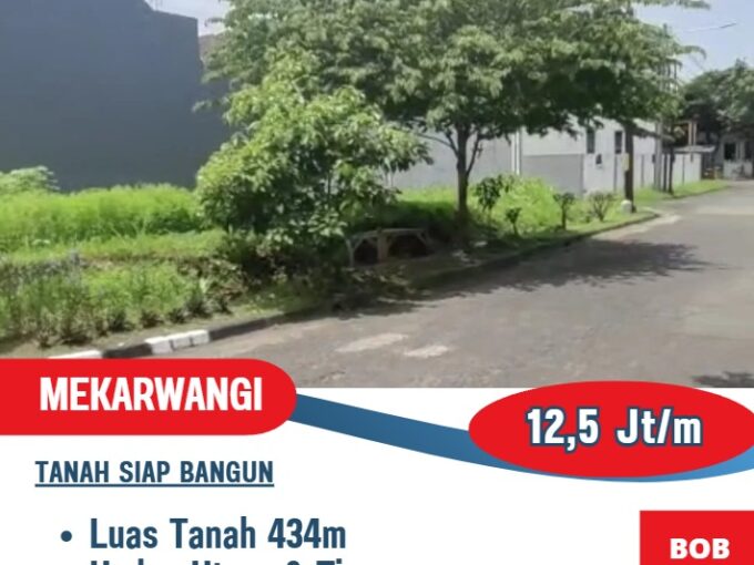 Tanah Siap Bangun di Mekarwangi Bandung